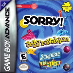 3 in 1 Games - Sorry! - Aggravation - Scrabble Junior