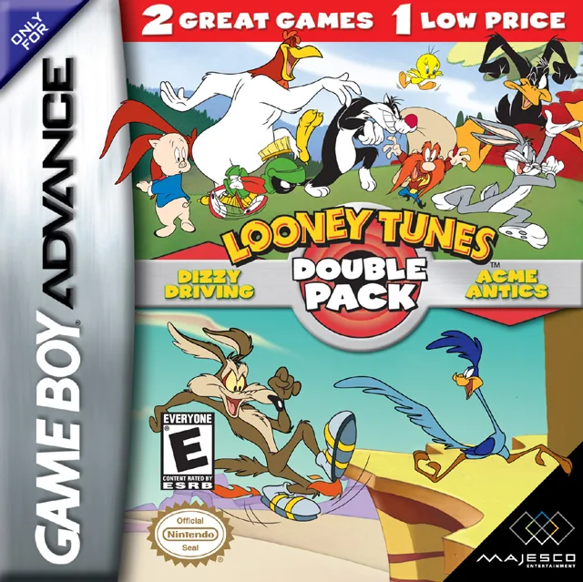 2 Games in 1 - Looney Tunes - Acme Antics + Looney Tunes - Dizzy Driving