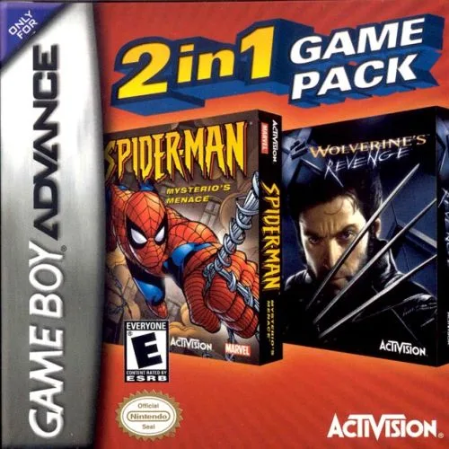 2 Games in 1 - Spider-Man - Mysterio's Menace + X2 - Wolverine's Revenge