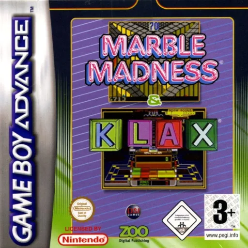 2 Games in 1 - Marble Madness & Klax