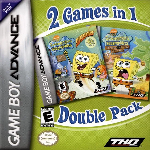 2 Games in 1 - SpongeBob SquarePants - SuperSponge + Revenge of the Flying Dutchman