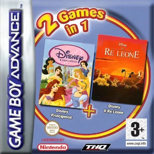 2 Games in 1 - Disney Princesses + The Lion King