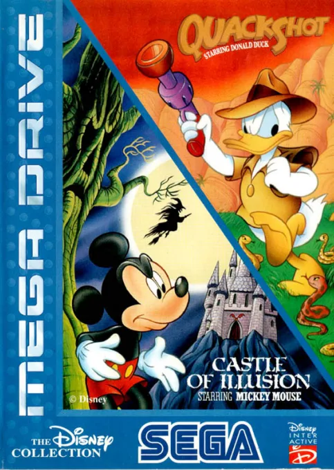 Disney Collection, The - QuackShot Starring Donald Duck + Castle of Illusion Starring Mickey Mouse