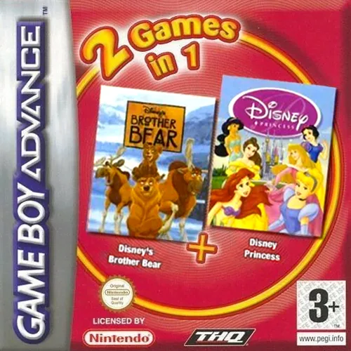 2 Games in 1 - Bear Brothers + Disney Princesses